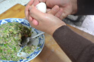 芹菜虾肉水饺